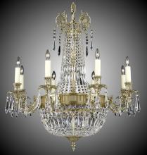  CH2142-P-03G-ST - 8+ 8 Light Finisterra Chandelier